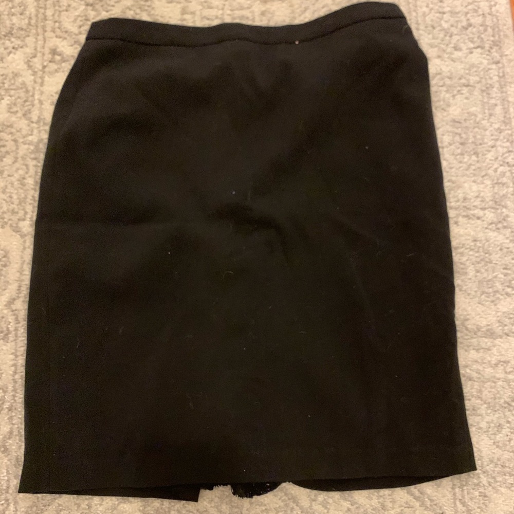 Black pencil skirt